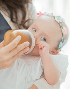 Biberon à col ultra large 160 ml (rose)