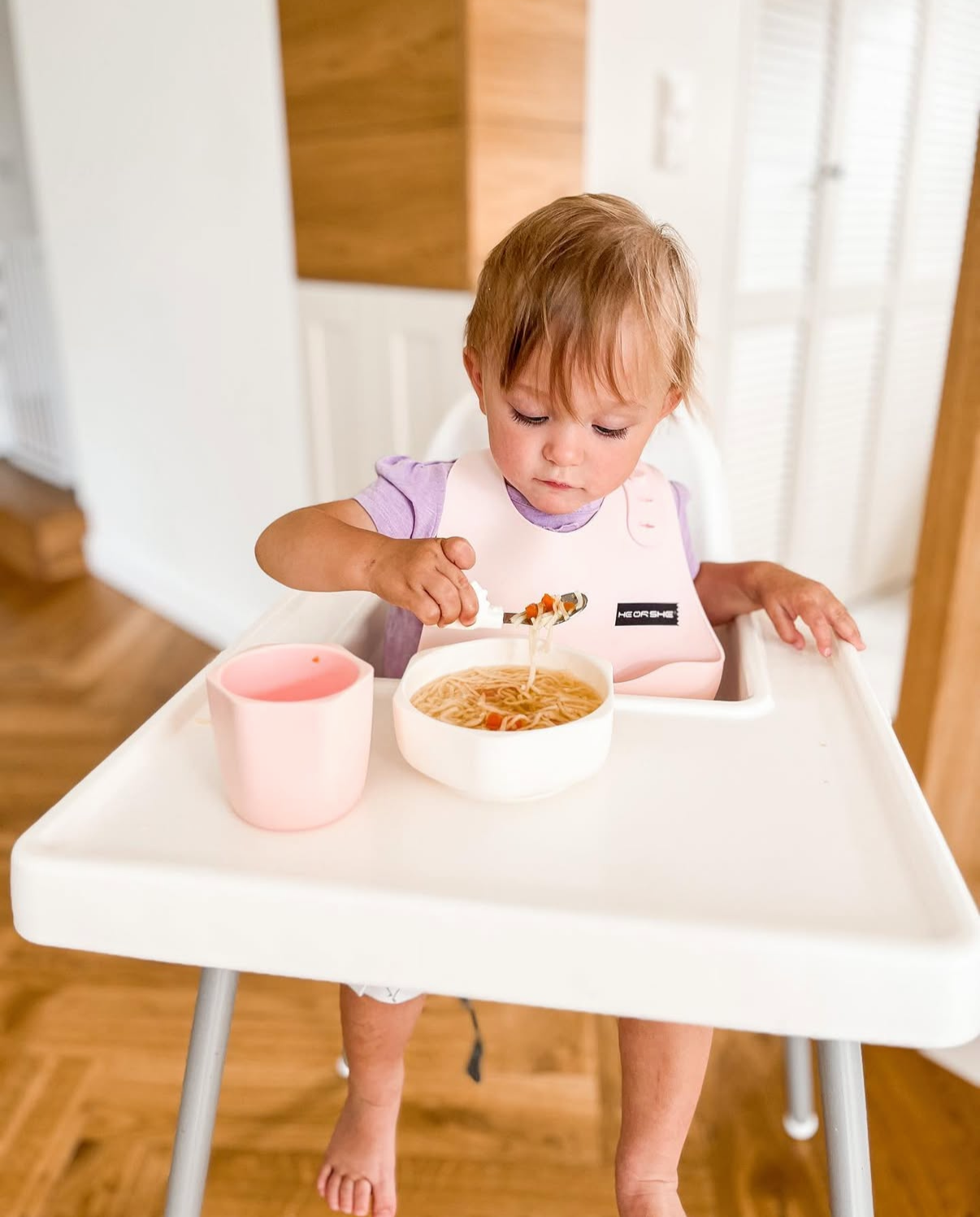 Je suis un bavoir (rose)