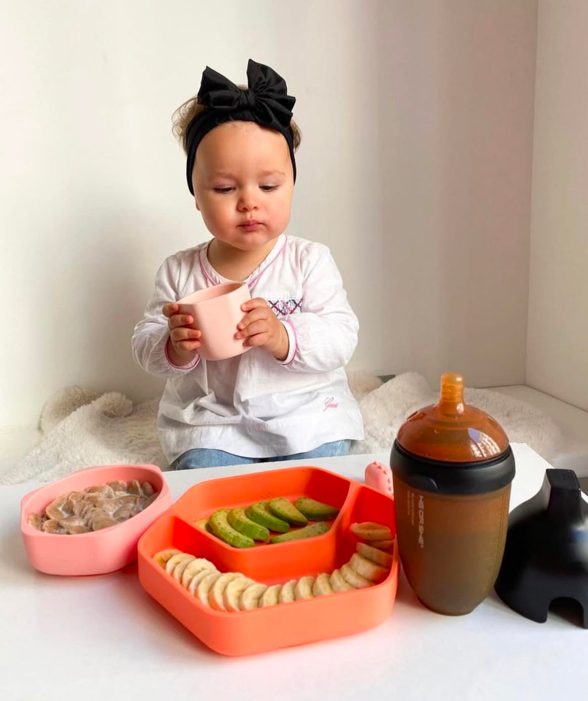 Biberon à col ultra large 240 ml (noir)