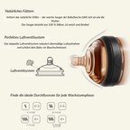 Biberon à col ultra large 240 ml (blanc)