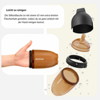 Biberon à col ultra large 160 ml (noir)