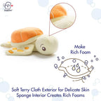 Éponge de bain Tortue SoapSox – compagnon de toilette doux avec compartiment à savon | 0 ans et plus