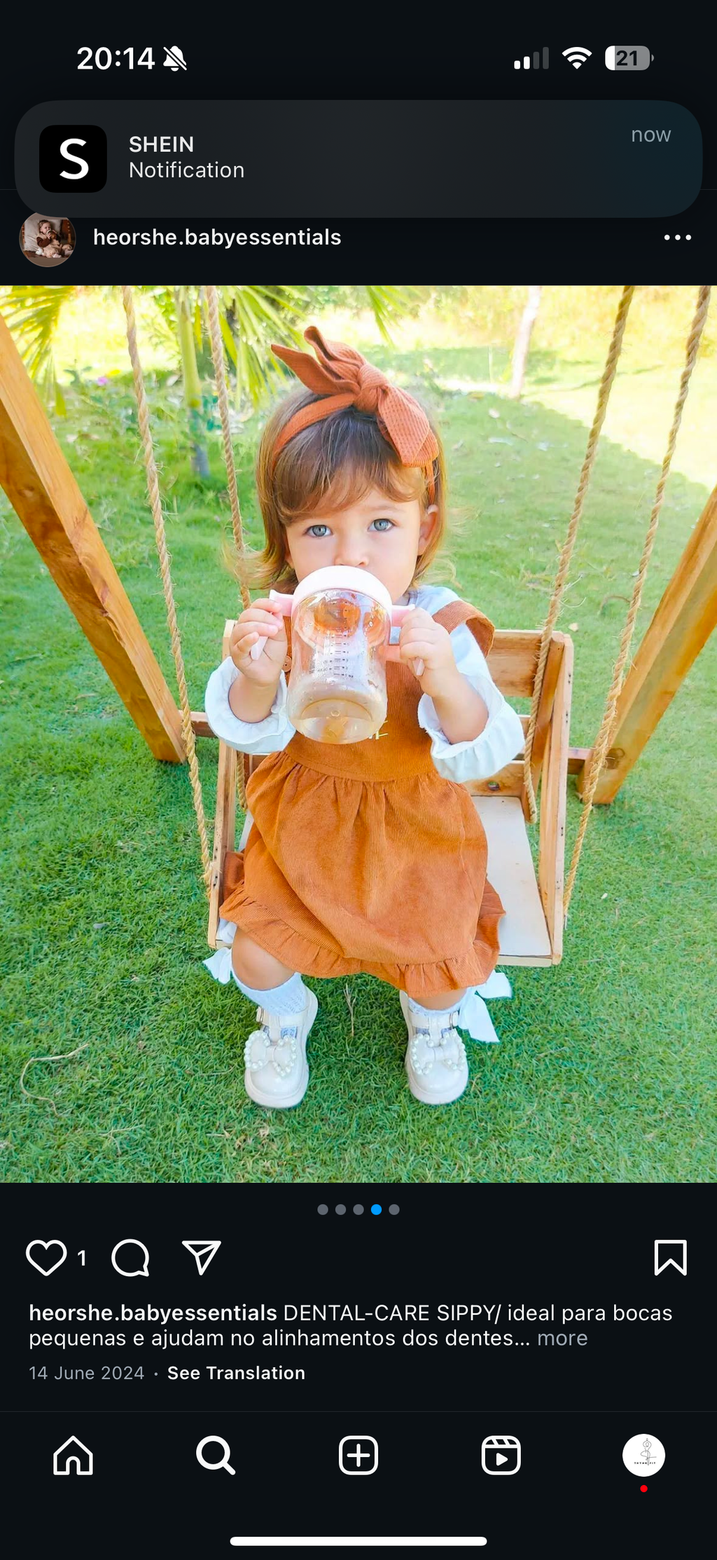 Gobelet à bec pour soins dentaires 300 ml (rose)