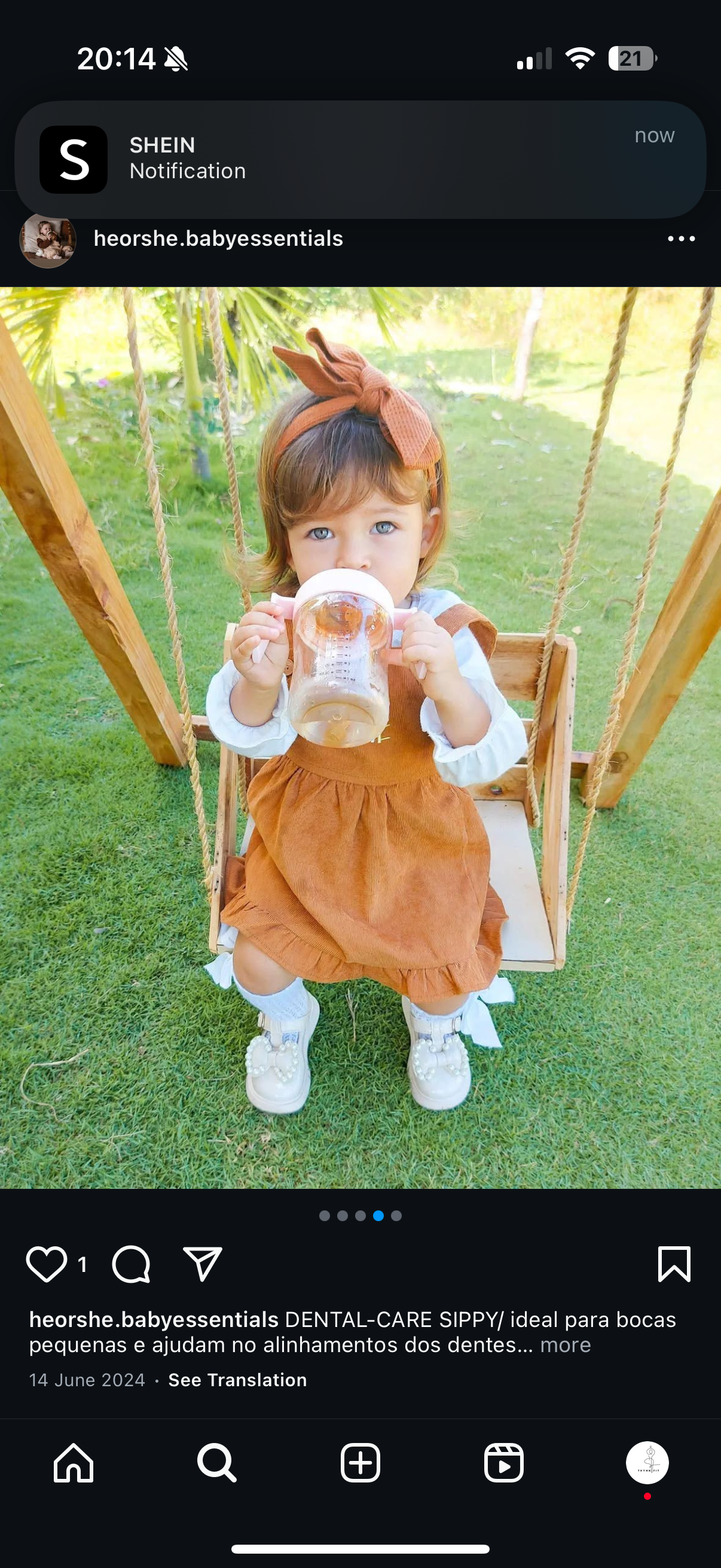 Gobelet à bec pour soins dentaires 300 ml (rose)