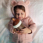 Biberon à col ultra large 240 ml (blanc)