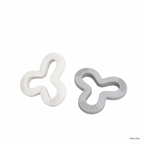 Anneau de dentition en forme de trèfle