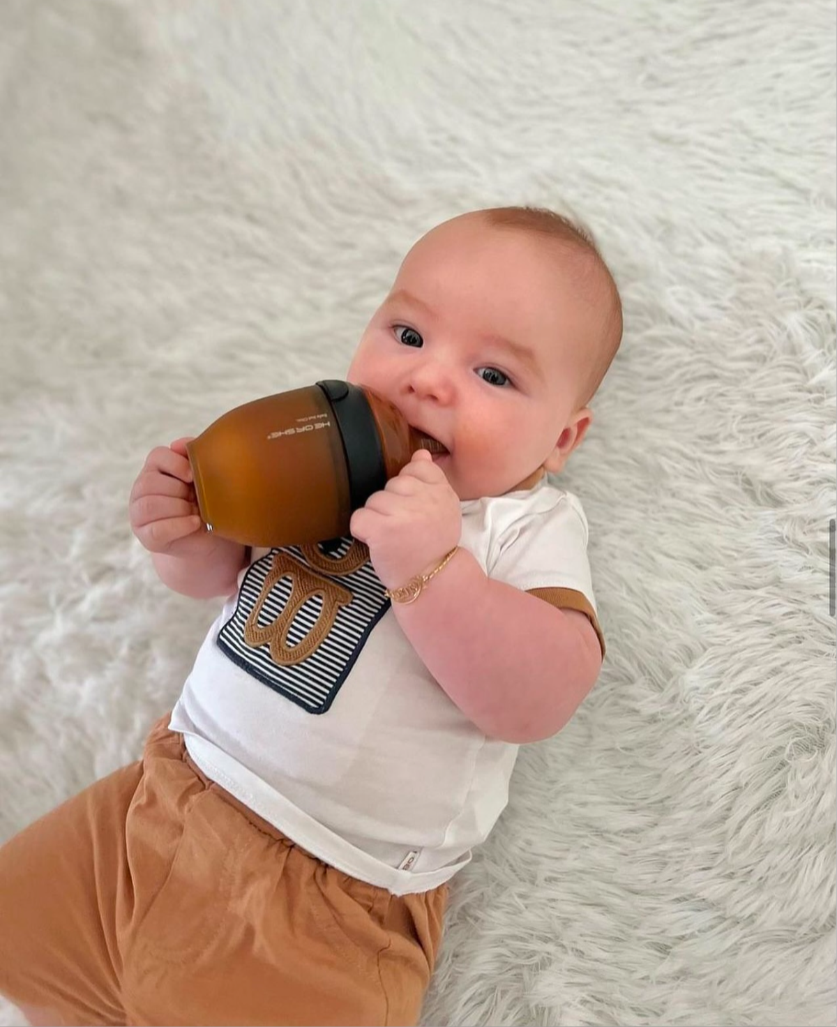 Biberon à col ultra large 160 ml (noir)