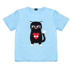 Kids Heartful Cat T-Shirt