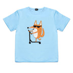 Kids Scootering Fox T-Shirt