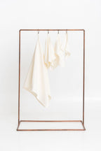 Organic Waffle Cotton Towel - Cream