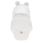 Baby Swaddle with Bear Ears – Bearly Off-White