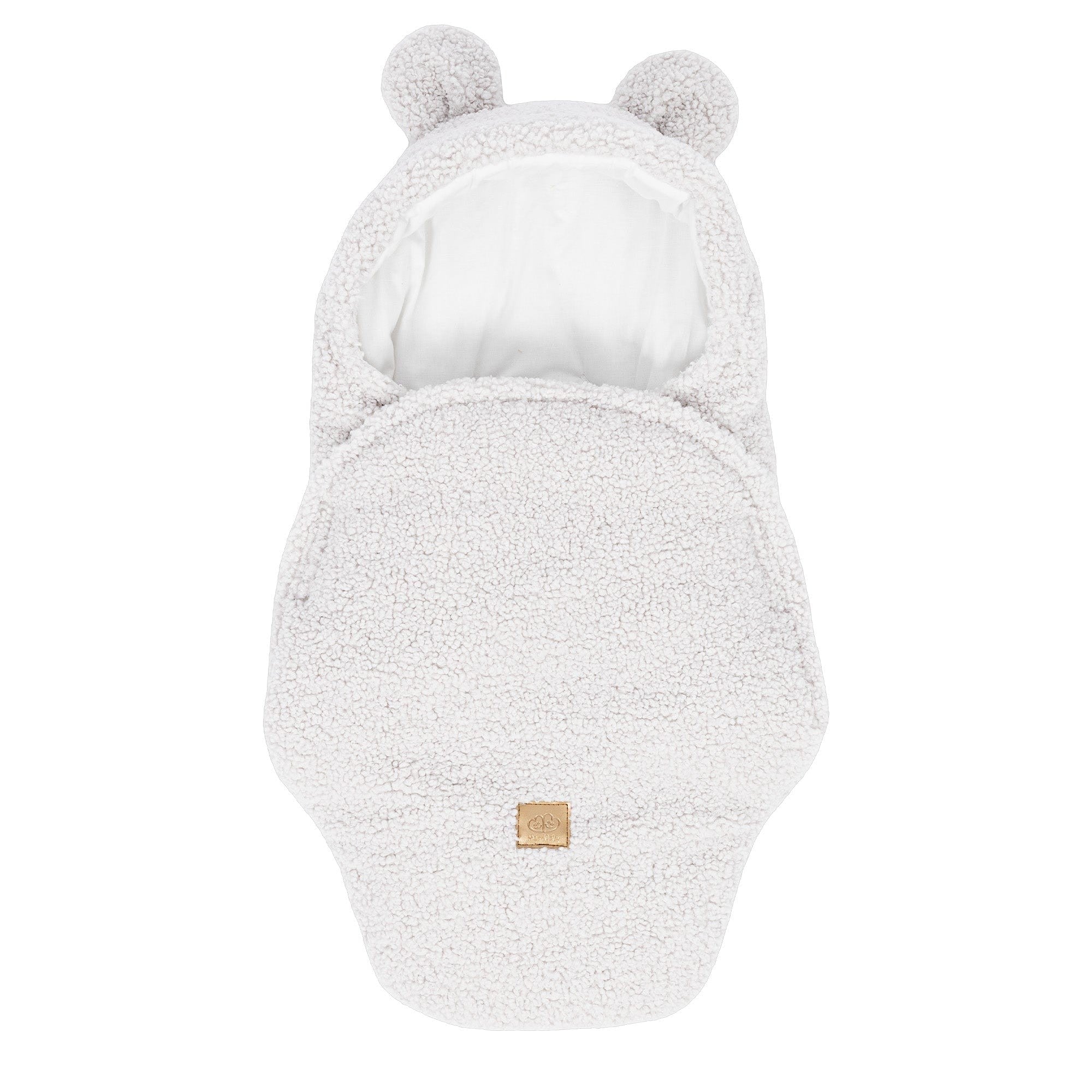 Baby Swaddle with Bear Ears – Bearly Off-White