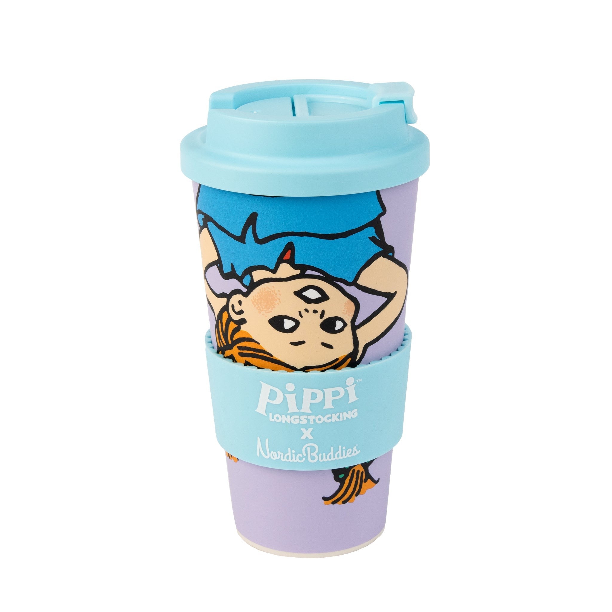 Biodegradable Take-Away Mug Pippi - Blue