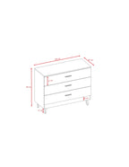 Chest of Drawers Kubi - White
