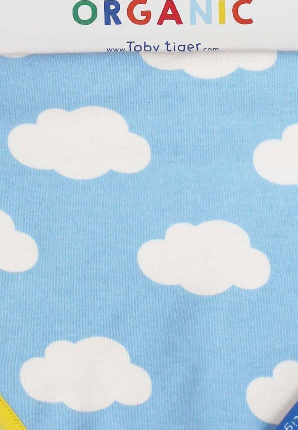 Babydecke aus Bio-Baumwolle mit Wolkendruck