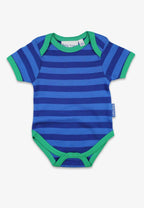 Coffret cadeau bébé en coton bio avec barboteuse, bonnet et body à imprimé dinosaure ton sur ton