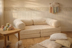 HoneyHug Soft Modular Sofa for Children – Teddy Cream