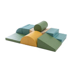 Soft Play 8 Foam Block Set - Pastel Turquoise Adventurer