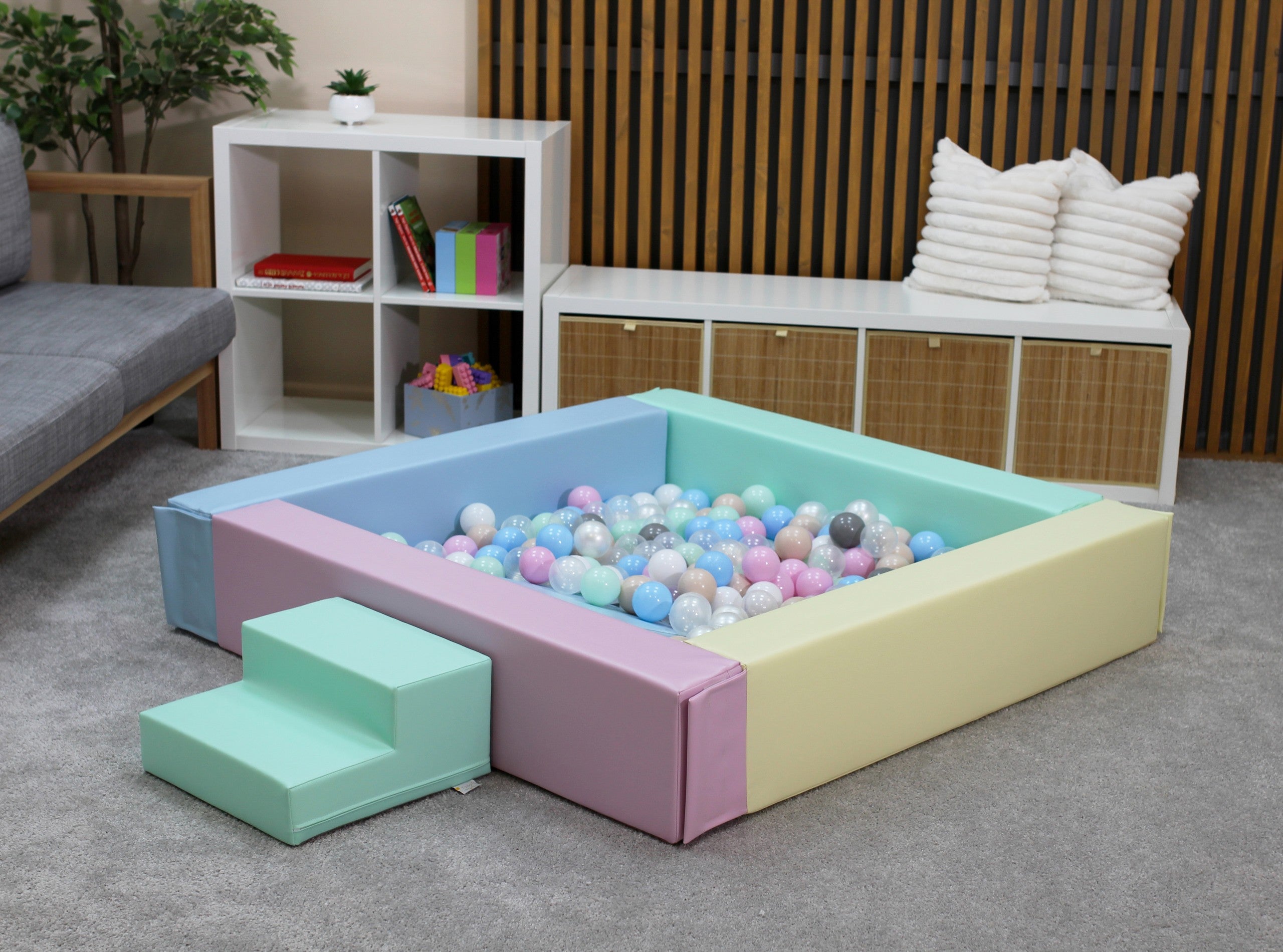 Soft Play Ball Pit - Light Pastel