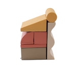 Soft Play 7 Foam Block Set - Pastel Pink Discoverer