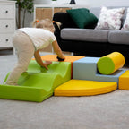 Soft Play 6 Foam Block Set - Light Multicolor Explorer