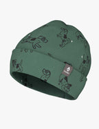 Kids Hat-Beanie For Autumn And Spring KLAUS - Green Dogs