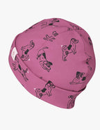 Kids Hat-Beanie For Autumn And Spring KLAUS - Pink Dogs