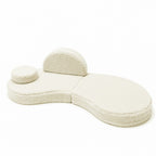 MeowBaby® Modular Sofa Coccolo for Kids – 6 Piece, Bearly Cream