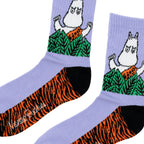 Moomin Jungle Women's Retro Socks - Purple