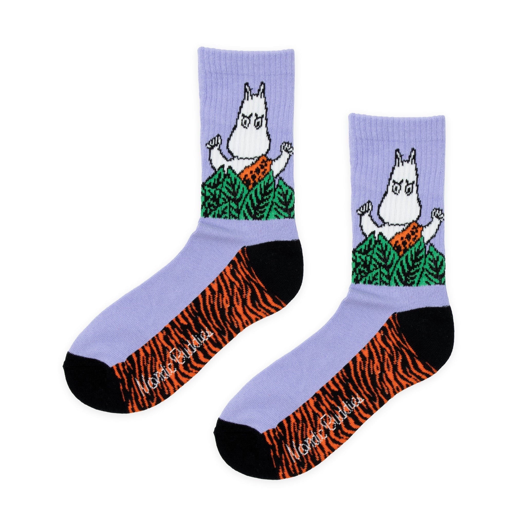 Moomin Jungle Women's Retro Socks - Purple