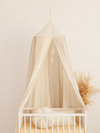 Organic Cotton and Linen Canopy - Cream Circus