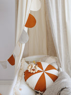 Organic Cotton and Linen Canopy - Cream Circus