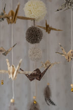 Origami Nursery Mobile - Gold Dust