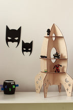 Rocket Shelf - Self-Assembly Wooden Decoration