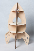 Rocket Shelf - Self-Assembly Wooden Decoration