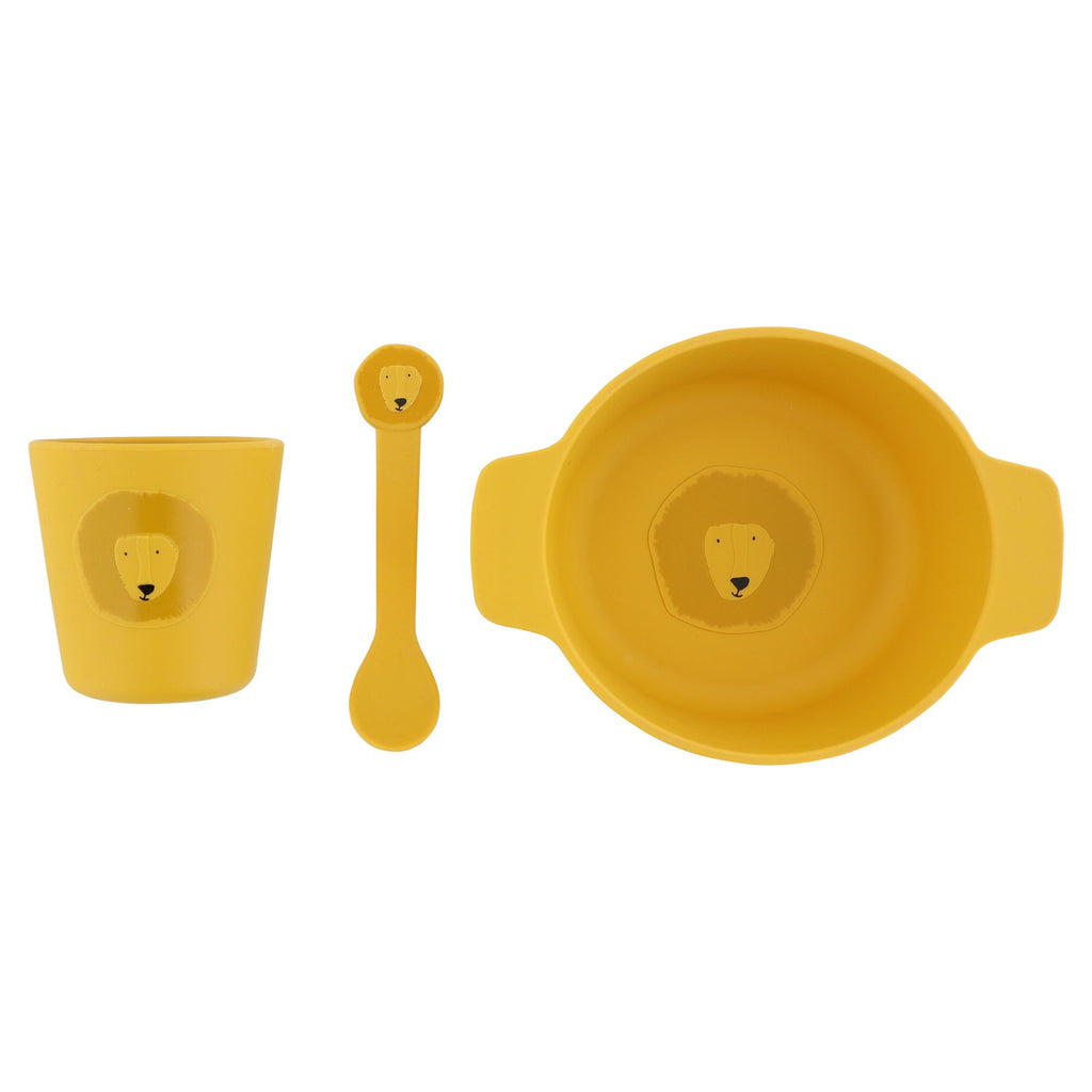Silicone First Meal Set for Kids - Mr. Lion