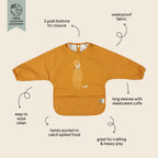 Waterproof Long Sleeve Bib - Mr. Fox