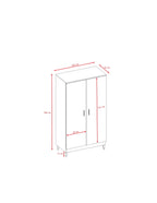 Wardrobe Kubi - White