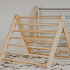 Pikler Triangle Climber with Swedish Wall Add-On (Ages 6m–7y)